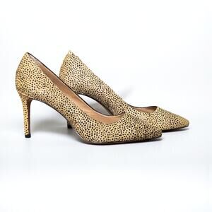 BANANA REPUBLIC Animal Print Cheetah Hair Heels 10